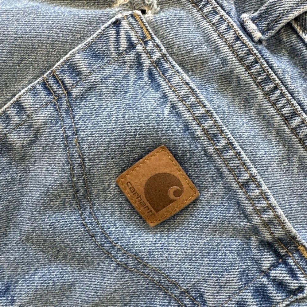 Carhartt Jeans Mens 38 x 29 B480 DVB Straight Traditional Fit‎ Denim Workwear